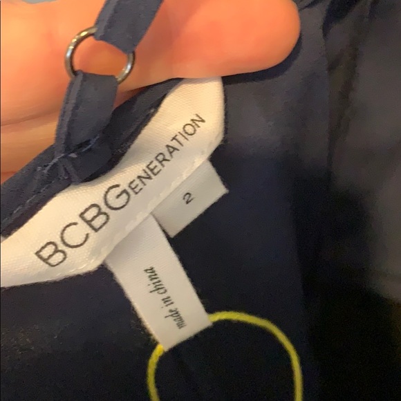 Navy/Black crepe jumpsuit - Picture 5 of 5